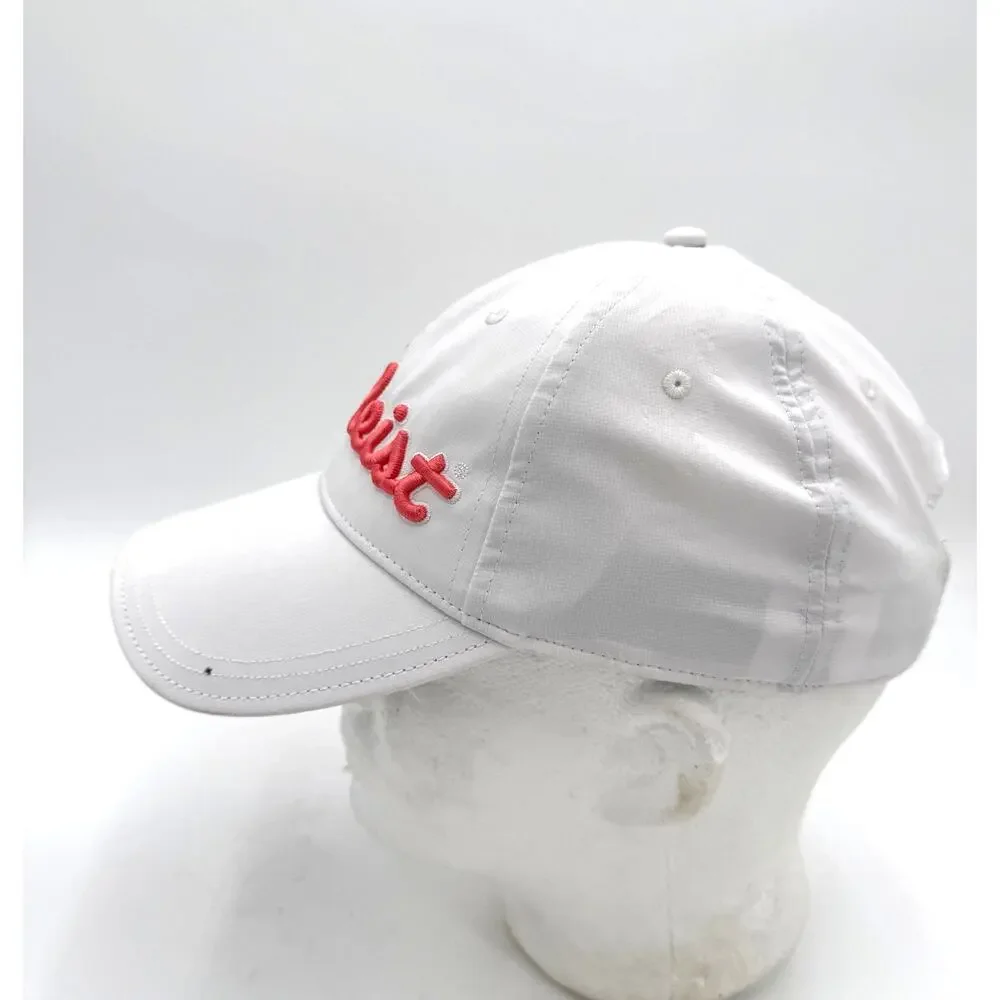 Titleist Women's White and Red Branded Golf Hat NEW